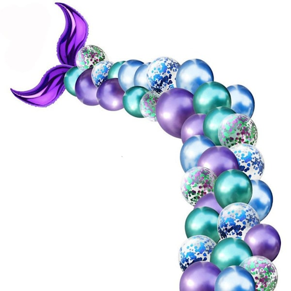Mermaid Tail Balloon Arch Balloons Garland 6 6 6