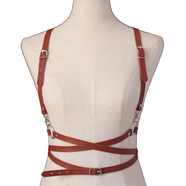 Korkeavyötäröinen vyö Punk Gothic Belts PINK Pink