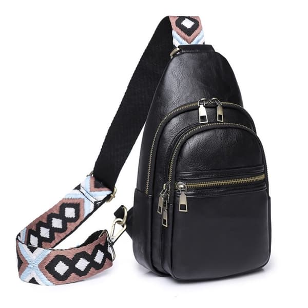 Liten Sling Bag Crossbody Väskor MÖRKGRÅ Dark Grey
