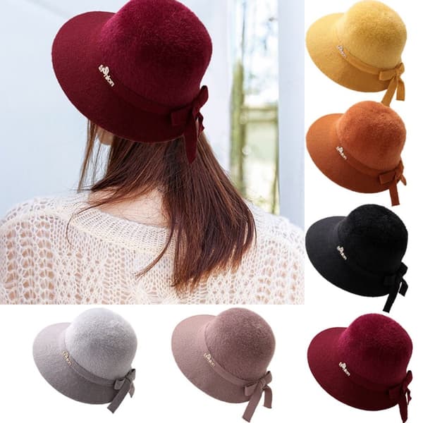 Casual Basin Hat Dome Hat VINRÖTT wine red