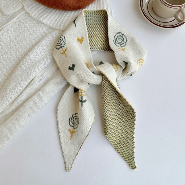 Lite skjerf strikket sjal Skjerf BEIGE beige