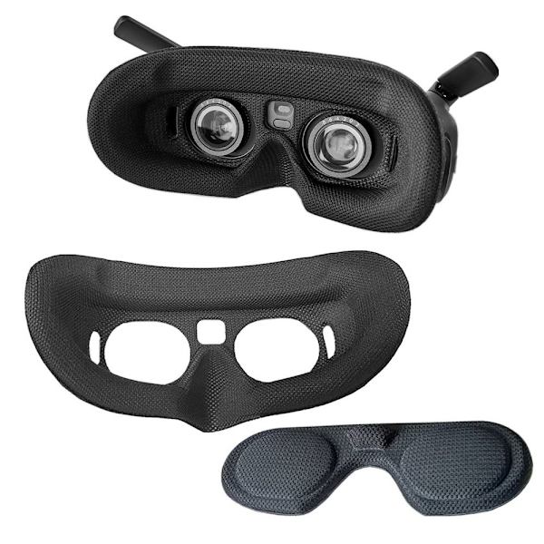 Øjenpudemaske Skumpolstring Svamp SORT ØJENPUDE ØJENPUDE black Eye Pad-Eye Pad