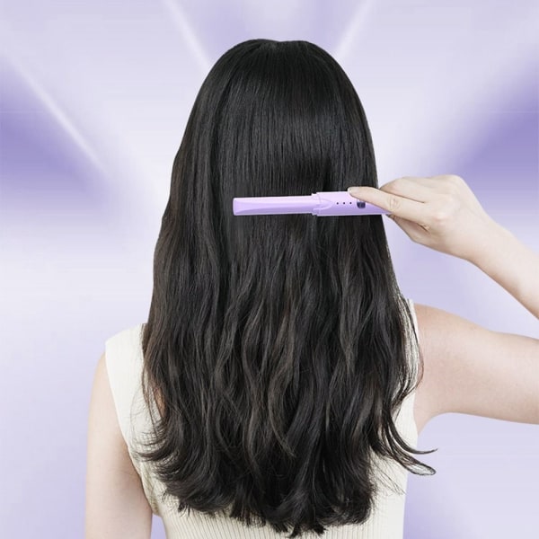 Glat krøllebørste Hår Hot Comb LILLA purple