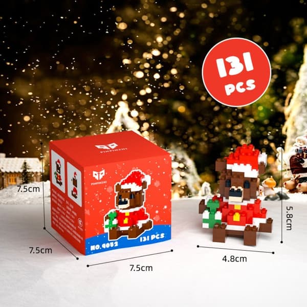 Julemandens byggeklodser Action Figures Model 2 2 2
