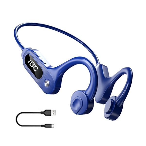 Bone Conduction -kuulokkeet Langattomat nappikuulokkeet SININEN Blue