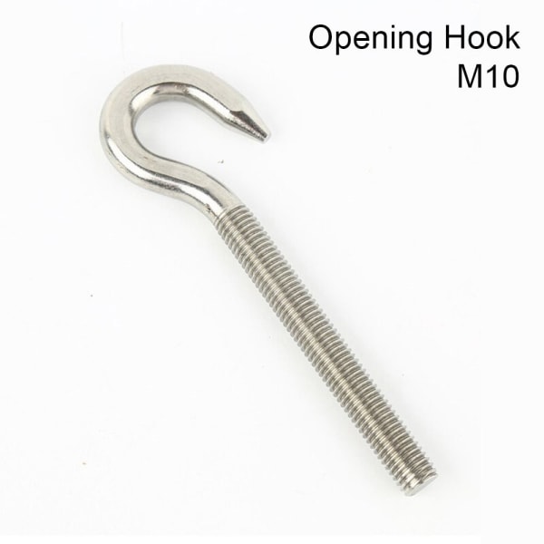 1 stk Saue Øye skrue Bolt Ring ÅPNING HOOK-M10 ÅPNING HOOK-M10 Opening Hook-M10
