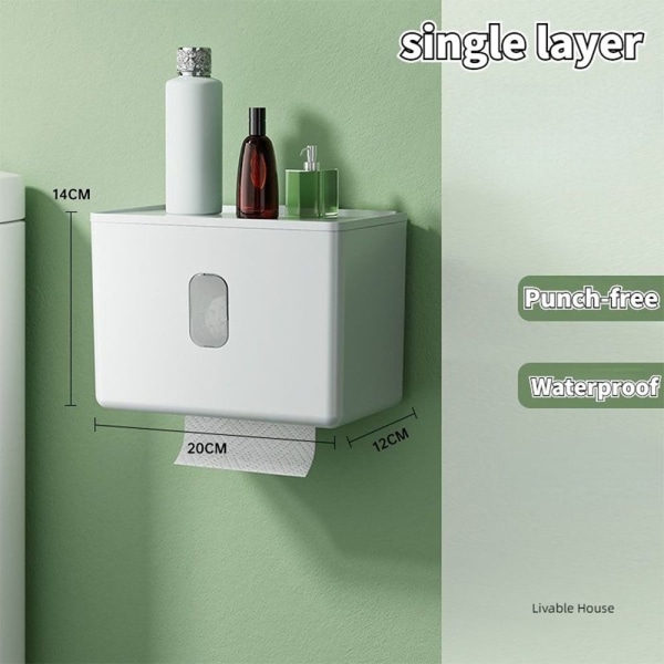 Toalettpappershållare Förvaringsställ 03-SINGELLAGER 03-ENKELLAGER 03-Single Layer