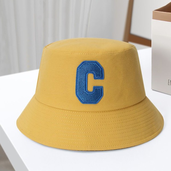 Sommarmode Flickor Tyghatt Solhatt Sommarhatt GUL yellow