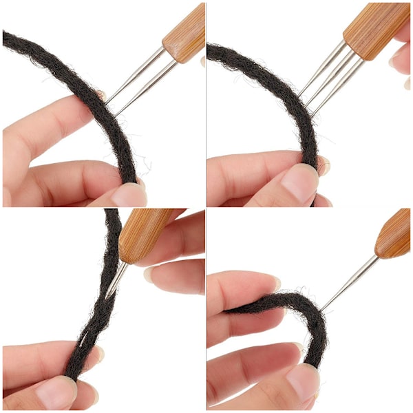 Dreadlocks Virkningskrokar Peruktillverkningsverktyg 0,5 MM 0.5mm