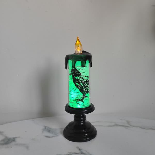 3 STK Lysestake Skull GRØNN green