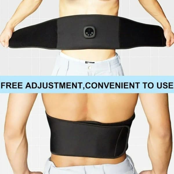 Midjemassagebälte Abdominal Hälsoapparat Vibrationsbälte