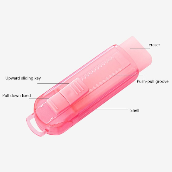 Gummi Viskelæder Farve Viskelæder PINK Pink