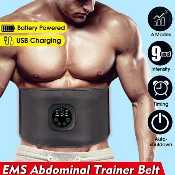 Midjemassagebälte Abdominal Hälsoapparat Vibrationsbälte