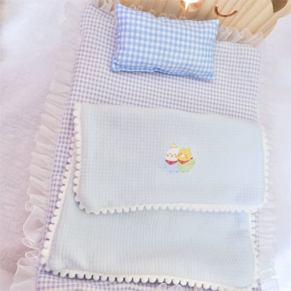 3 kpl / set 20 cm Nuket Nukkumistarvikkeet Patja Tyynypeitto 2 2 2