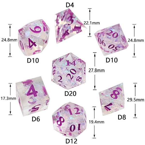 Peli Dice Polyhedral Dice 3 3 3