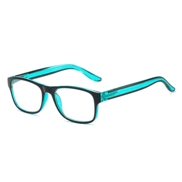 Anti-Blue Light Läsglasögon Runda glasögon GRÖN STYRKA Green Strength 250