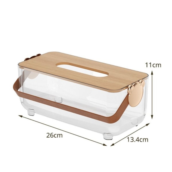 Tissue Box Kosmetikk Oppbevaringsboks 3 3 3