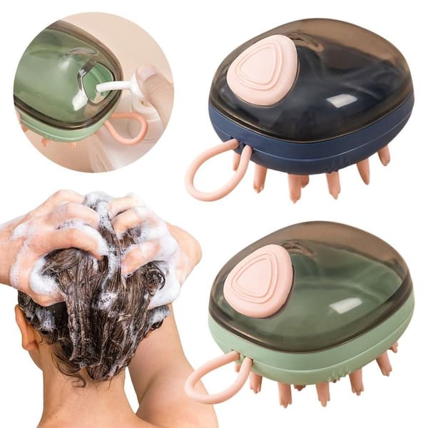Head Scalp Massage Brush BLÅ blue