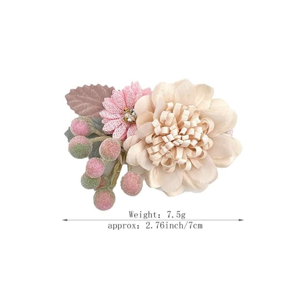 2 KPL Hiusklipsit Kukkaklipsit Barrettes DESIGN 1 DESIGN 1 Design 1