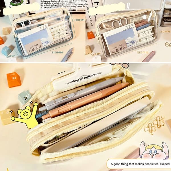 Pennepose Blyantboks HVIT White