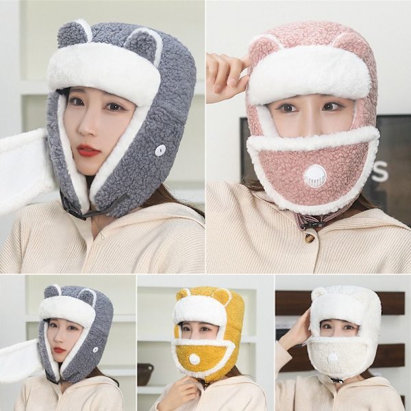 Trapper Hat Earflap Hat HARMAA grey
