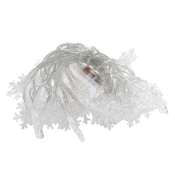 Snowflake LED String Lights Fairy Lights FARVE FARVE colour