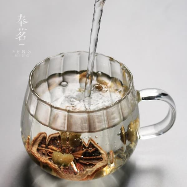 Klar tekopp Havremjölk kaffemugg 350ML 350ML 350ml
