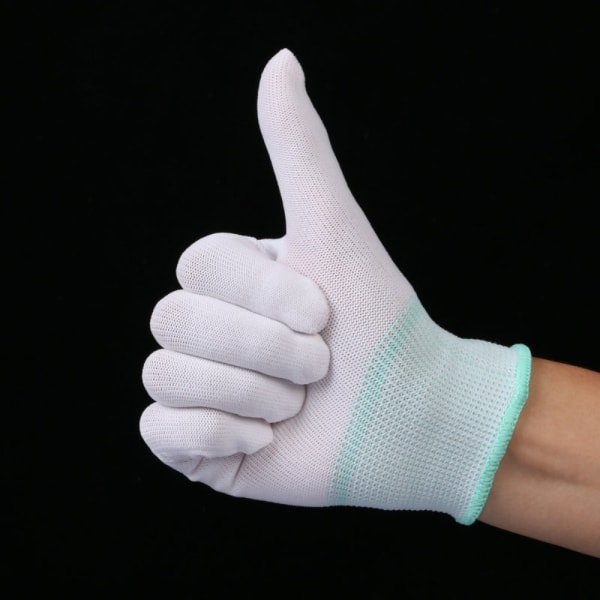 6 kpl Carbon Fiber Gloves Finger Dipping GRAY Gray