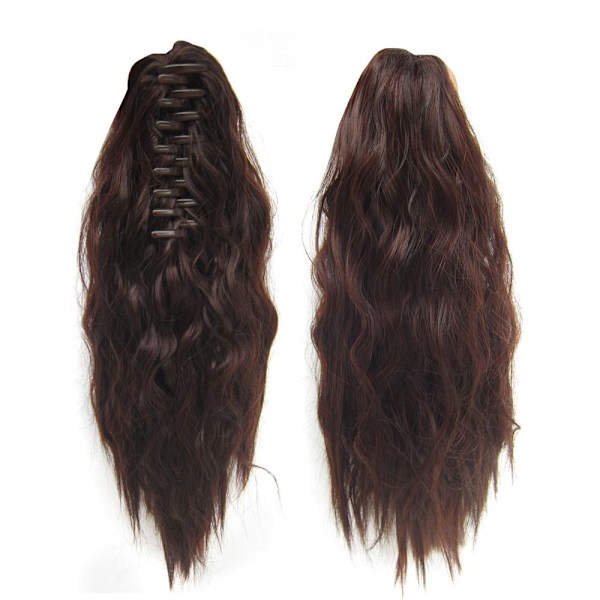 Peruukki Hairpiece Wavy Curly MUSTA black