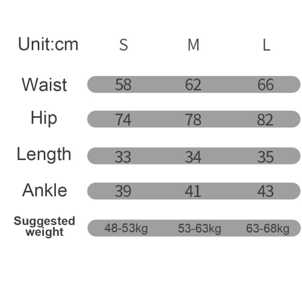 Ioneformende shorts Butt lifting shorts SVART L(63-68KG) black L(63-68kg)