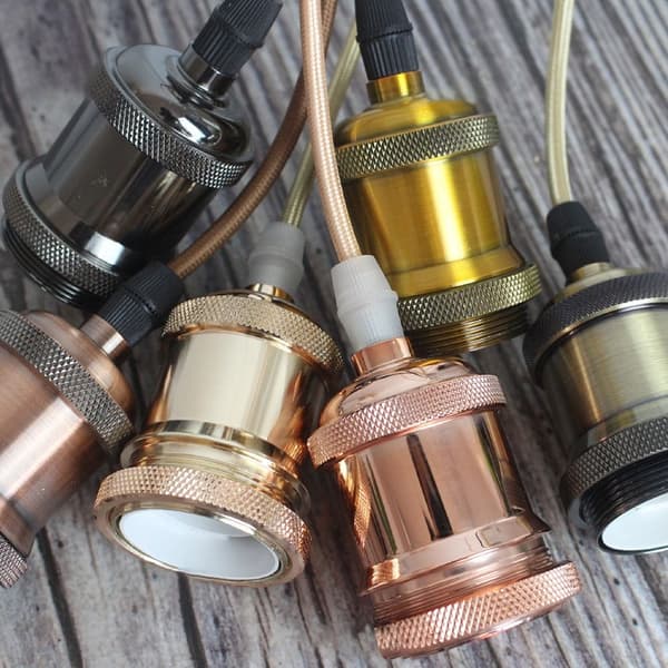 Loftspæreholder Hængende Rosenlampe Fitting E-1M LINE E-1M Line