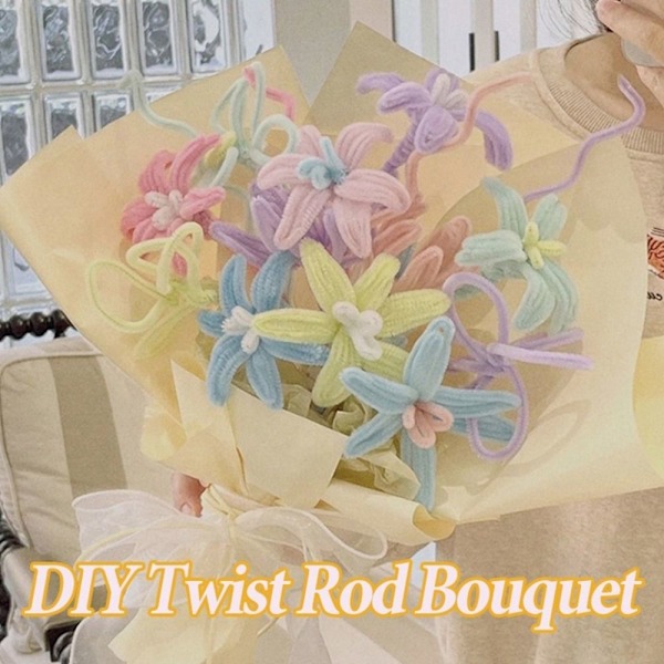 DIY Blomsterbuket Valentinsdagsgave MULTICOLOR 100 STK 100 STK Multicolor 100Pcs-100Pcs