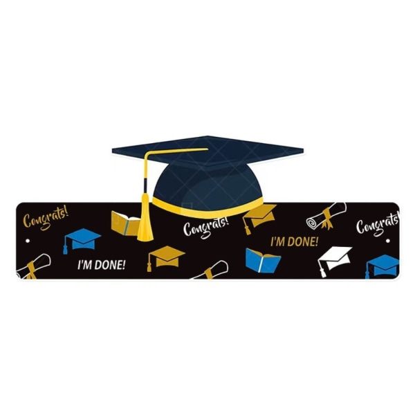 9 stk Graduation Paper Hat Mortarboard Cap C C C