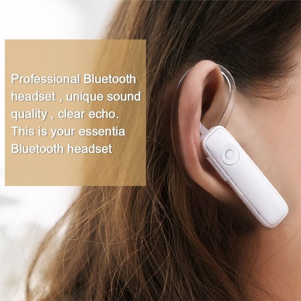 3 st Bluetooth headset In-Ear-öronsnäckor VIT White