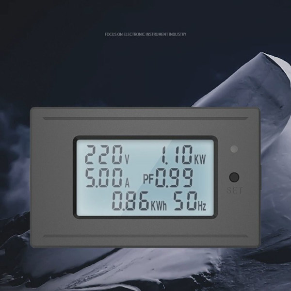 Voltmeter Amperemeter Strøm Elektricitetsmåler 20A 4400W 20A 4400W 20A 4400W