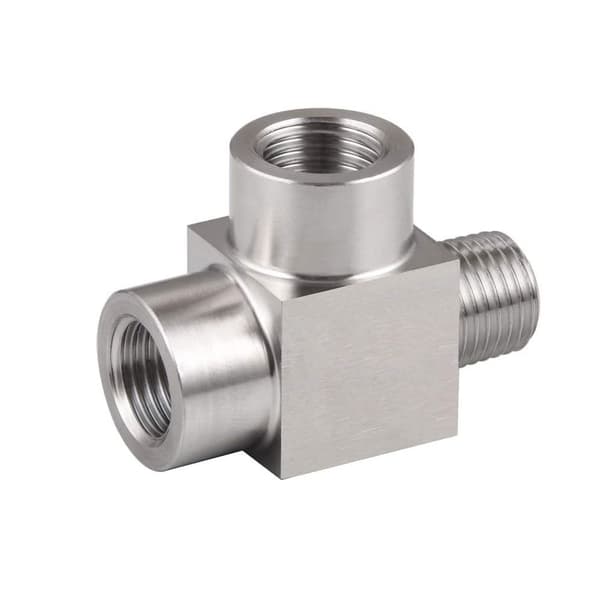 2 STK Pipe Fitting Street Tee Mann Run Tee 2PCS