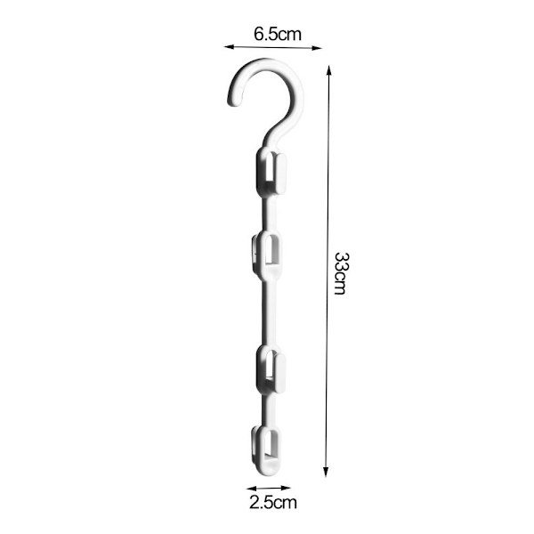 Tøjbøjle Skab Organizer 2STK 2STK 2pcs