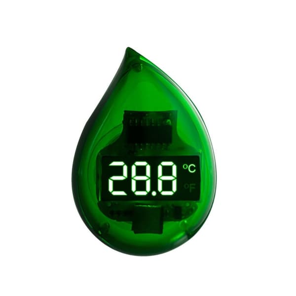 Termometer Temperaturmätare SVART Black