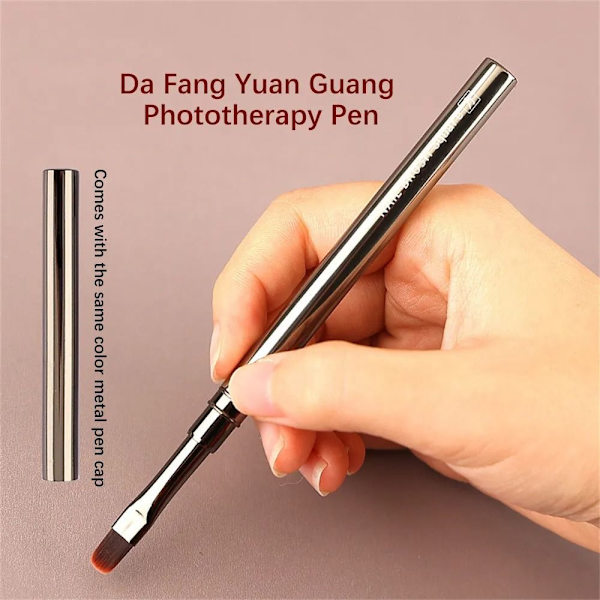 2 Stk Neglebørste Nail Art Liner Børster Pen SQUARE CIRCLE SQUARE Square Circle