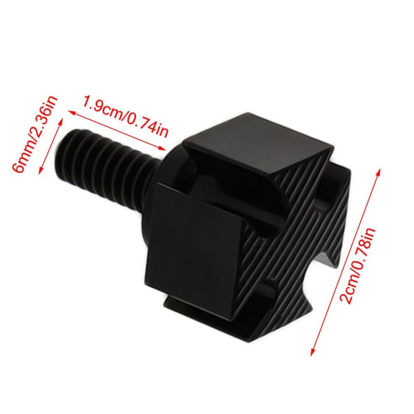 Sædepude Cross Screw Motorcykeltilbehør SORT black