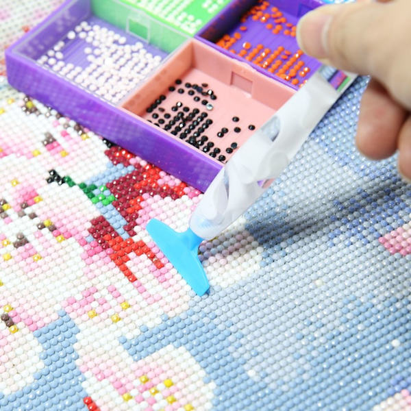 Harts Diamond painting Penna Point Drill Pennor LILA Purple