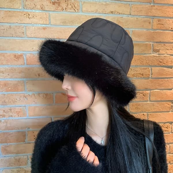 Bøllehat Fiskerhat SORT Black