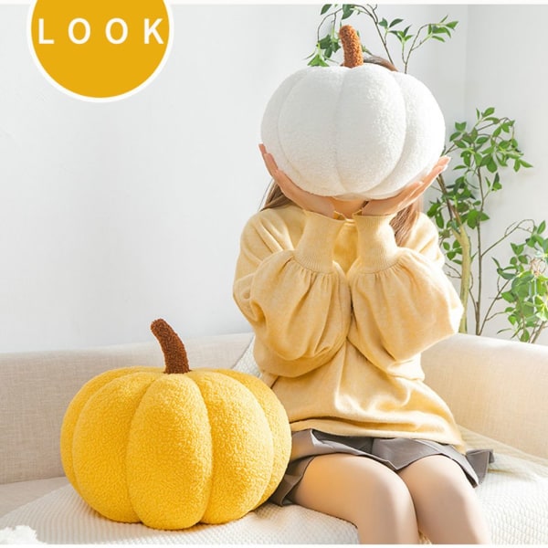 Halloween pumpa plysch bekväma kudde red