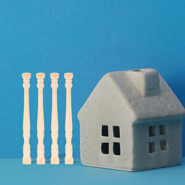 2st Minipelare Modell Dollhouse Column Roman Column