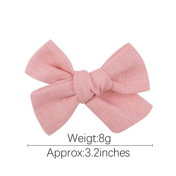 2 par enfärgade bowknot hårnål 5 5 5