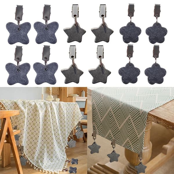 4 stk dukklips borddeksel Decorat 3X3X1CMBUTTERFLY 3x3x1cmButterfly