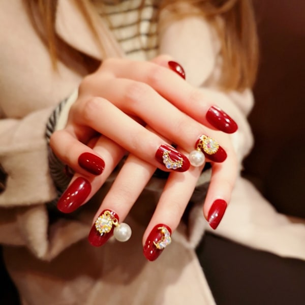 Mandel Fake Nails False Nail A19 A19 A19