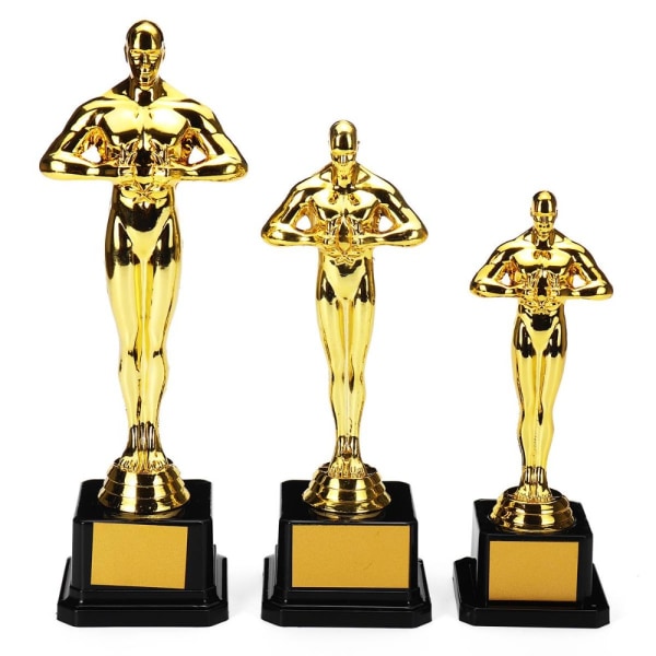 Oscar Trophy Awards Liten gullstatue 26CM 26cm