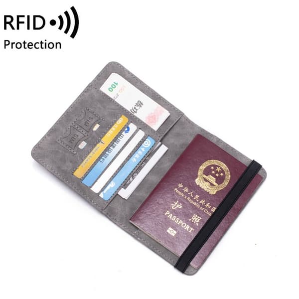 RFID Pasholder Pastaske GRÅ grey