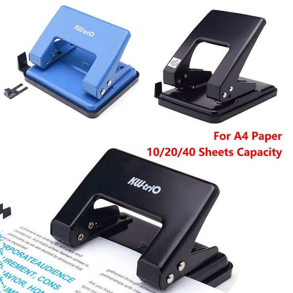 Papirhuller til løsblade SORT 40 ARK 40 ARK Black 40 Sheets-40 Sheets
